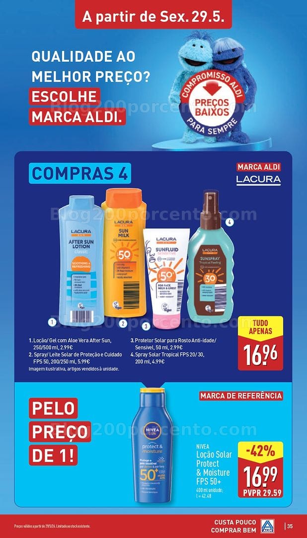 Antevisão Folheto ALDI Promoções de 25 a 31 maio
